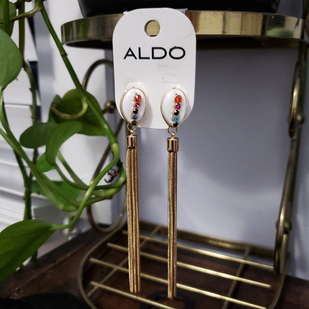 Aldo Women's Gold Toned Tassel Earrings